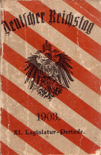 Der Krschner von 1903 fr den Reichstag
